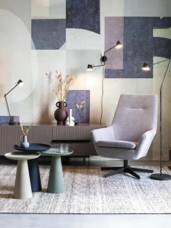 Runder Beistelltisch Ringar aus Metall