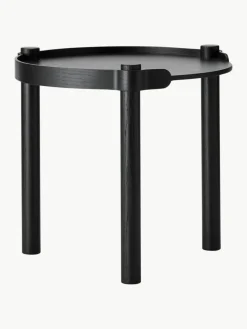 Runder Beistelltisch Woody aus Eichenholz