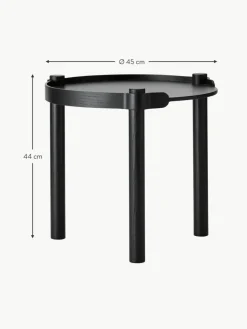 Runder Beistelltisch Woody aus Eichenholz