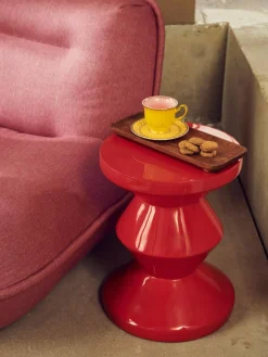 Runder Beistelltisch Zig Zag