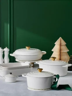 Runder Bräter Signature Collection aus Gusseisen