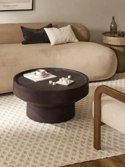 Runder Couchtisch Benno aus Mangoholz