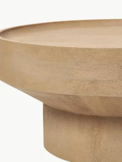 Runder Couchtisch Benno aus Mangoholz