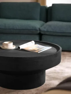 Runder Couchtisch Benno aus Mangoholz