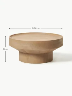 Runder Couchtisch Benno aus Mangoholz