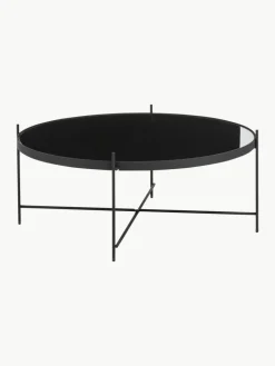 Runder Couchtisch Cupid mit abnehmbarer Glasplatte