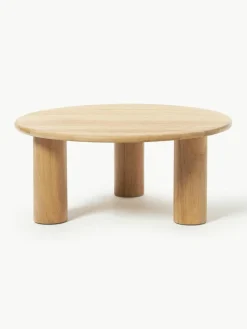 Runder Couchtisch Didi aus Eichenholz