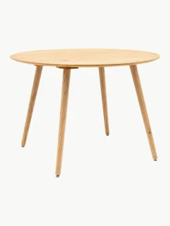 Runder Eichenholz-Esstisch Hatfield, Ø 110 cm