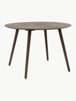 Runder Eichenholz-Esstisch Hatfield, Ø 110 cm