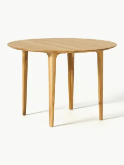 Runder Esstisch Archie aus Eichenholz, Ø 110 cm