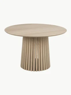 Runder Esstisch Christo aus Holz, Ø 120 cm