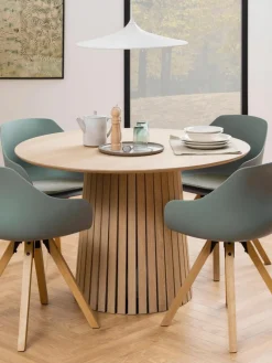 Runder Esstisch Christo aus Holz, Ø 120 cm