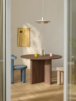 Runder Esstisch Jolka aus Eichenholz, Ø 120 cm