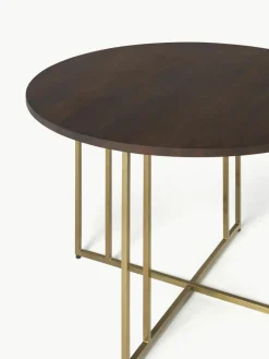 Runder Esstisch Luca aus Mangoholz, in verschiedenen Größen