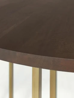 Runder Esstisch Luca aus Mangoholz, in verschiedenen Größen