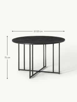 Runder Esstisch Luca aus Mangoholz, in verschiedenen Größen