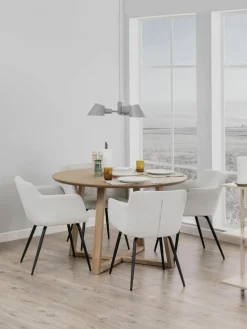 Runder Esstisch Malika aus Birkenholz, Ø 120 cm