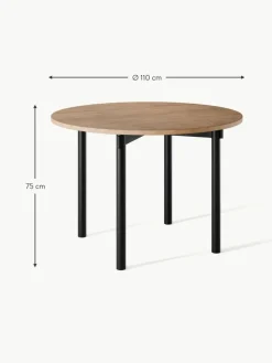 Runder Esstisch Mavi, Ø 110 cm