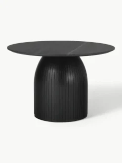 Runder Esstisch Nelly mit Marmor-Tischplatte, Ø 115 cm