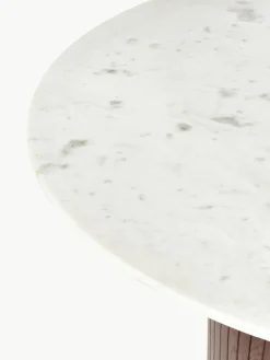 Runder Esstisch Nelly mit Marmor-Tischplatte, Ø 115 cm