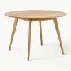 Runder Esstisch Yumi aus Eichenholz, Ø 115 cm