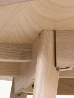 Runder Esstisch Yumi aus Eichenholz, Ø 115 cm