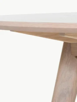 Runder Esstisch Yumi aus Eichenholz, Ø 115 cm