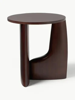 Runder Holz-Beistelltisch Miya