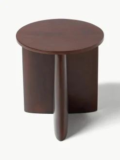 Runder Holz-Beistelltisch Miya