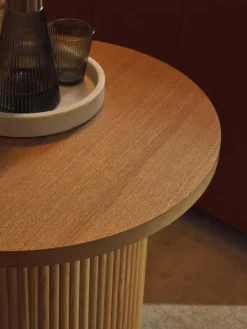 Runder Holz-Beistelltisch Nele