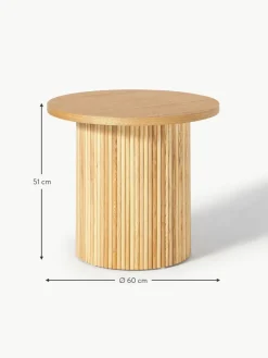 Runder Holz-Beistelltisch Nele