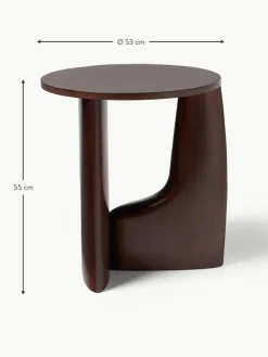 Runder Holz-Beistelltisch Miya