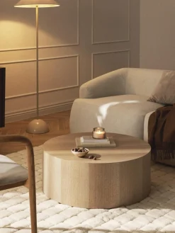 Runder Holz-Couchtisch Dan