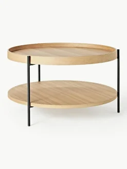 Runder Holz-Couchtisch Renee