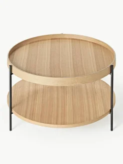 Runder Holz-Couchtisch Renee