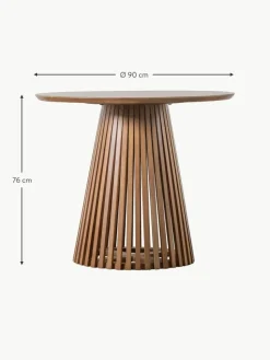 Runder Holz-Esstisch Brookland, Ø 90 cm