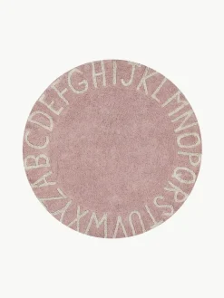 Runder Kinderteppich ABC mit Buchstaben Design