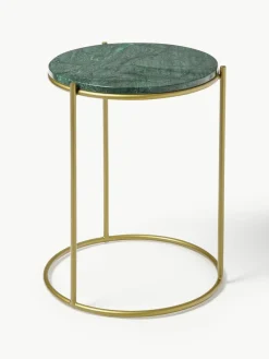 Runder Marmor-Beistelltisch Ella