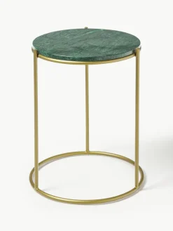 Runder Marmor-Beistelltisch Ella