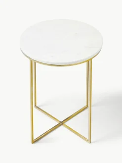 Runder Marmor-Beistelltisch Alys