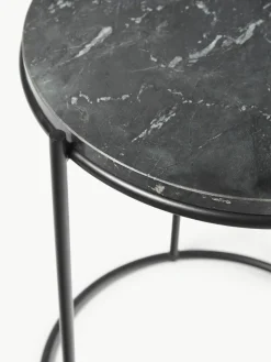 Runder Marmor-Beistelltisch Ella