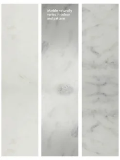 Runder Marmor-Beistelltisch Alys