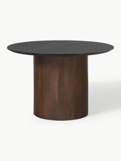 Runder Marmor-Esstisch Abby, Ø 120 cm