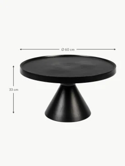 Runder Metall-Couchtisch Floss