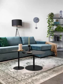 Runder Metall-Couchtisch Snow