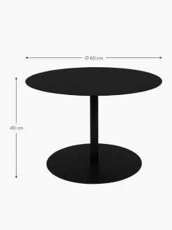 Runder Metall-Couchtisch Snow