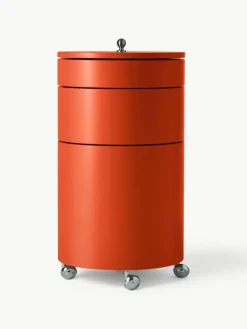 Runder Rollcontainer Barboy, Design Verner Panton