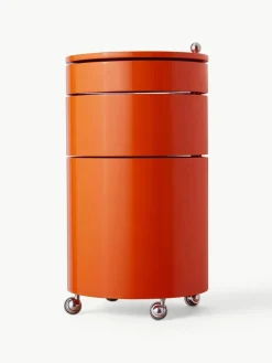 Runder Rollcontainer Barboy, Design Verner Panton