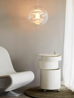 Runder Rollcontainer Barboy, Design Verner Panton