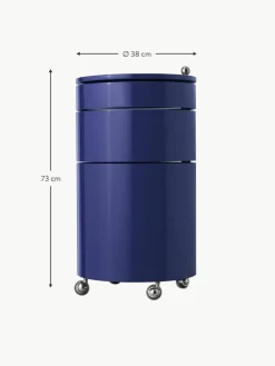 Runder Rollcontainer Barboy, Design Verner Panton